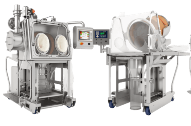 Bucket turnover unloading workstation